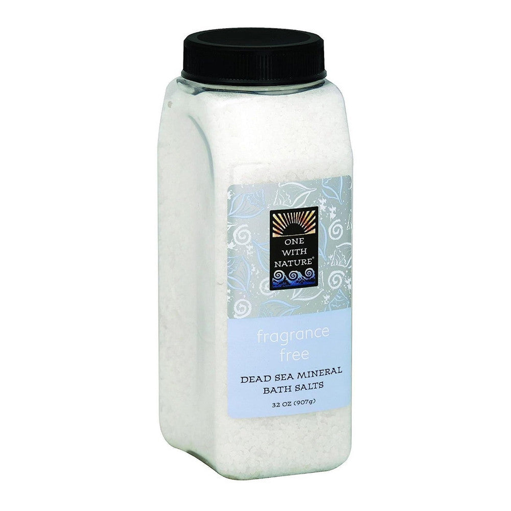 One Wiith Nature Bath Salt Detox, Fragrance Free, 32 Oz
